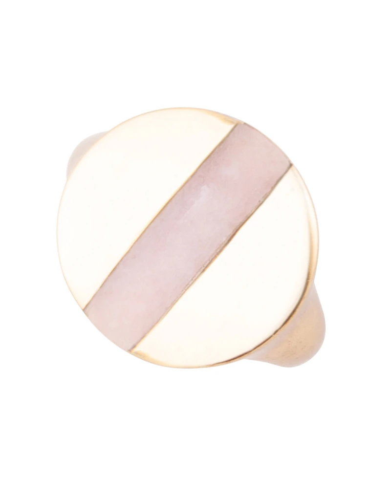 Barse Signet Bronze Circle Band Ring