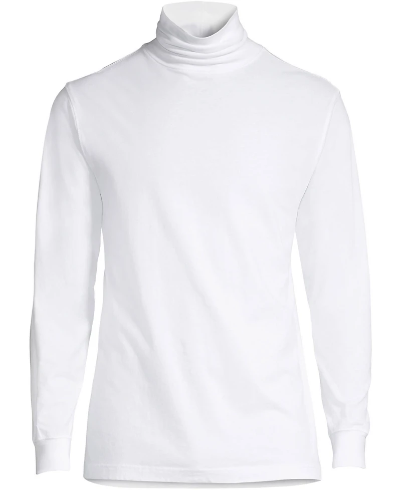 Lands' End Big & Tall Super-t Turtleneck T-Shirt