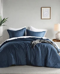 510 Design Camden Chambray Print 3-Pc. Comforter Set, King/California King