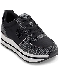 Dkny Women's Davie Lace-Up Platform Sneakers
