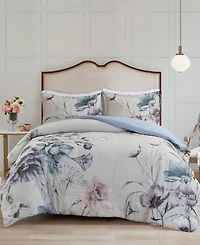 Madison Park Cassandra Cotton 3-Pc. Duvet Cover Set, King/California King
