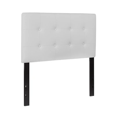 Button Tufted Twin Upholstered Headboard