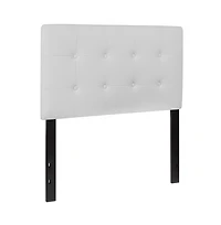 Button Tufted Twin Upholstered Headboard