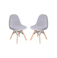 Set Of 2 Children'S Lyon Accent Chairs, Modern Chair For Bedroom, Entryway, And Living Room