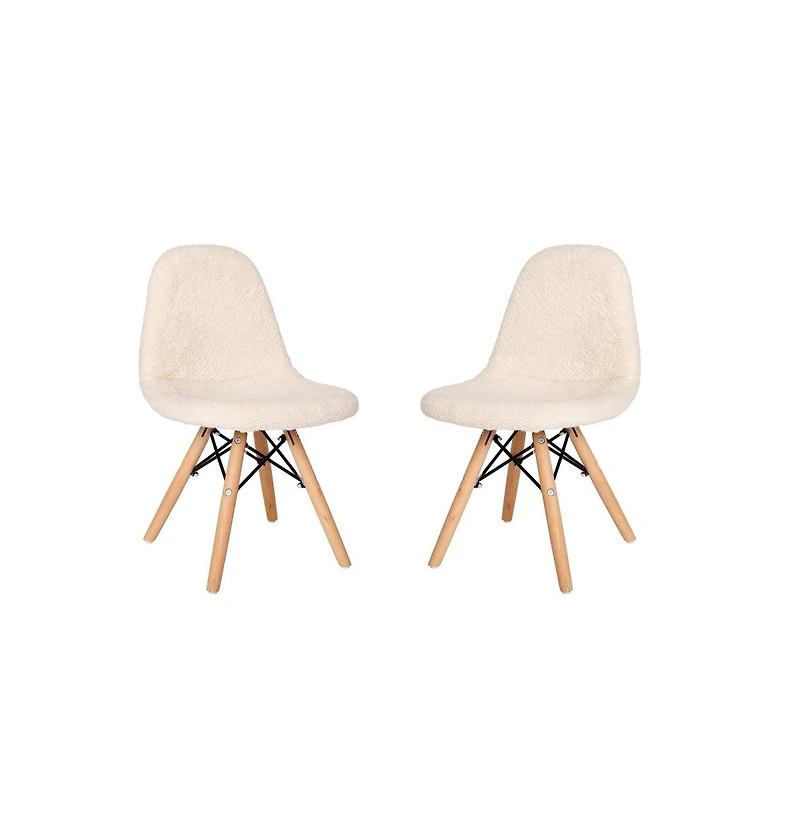 Set Of 2 Children'S Lyon Accent Chairs, Modern Chair For Bedroom, Entryway, And Living Room