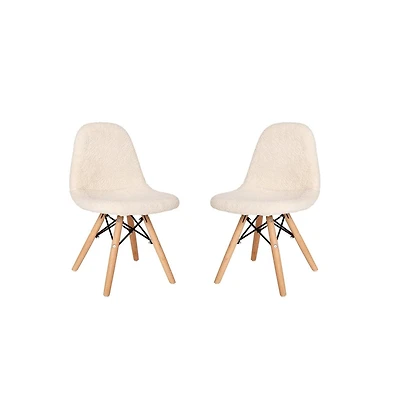 Set Of 2 Children'S Lyon Accent Chairs, Modern Chair For Bedroom, Entryway, And Living Room
