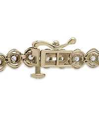 Diamond Link Tennis Bracelet (1/2 ct. t.w.) in 10k Gold, Created for Macy's