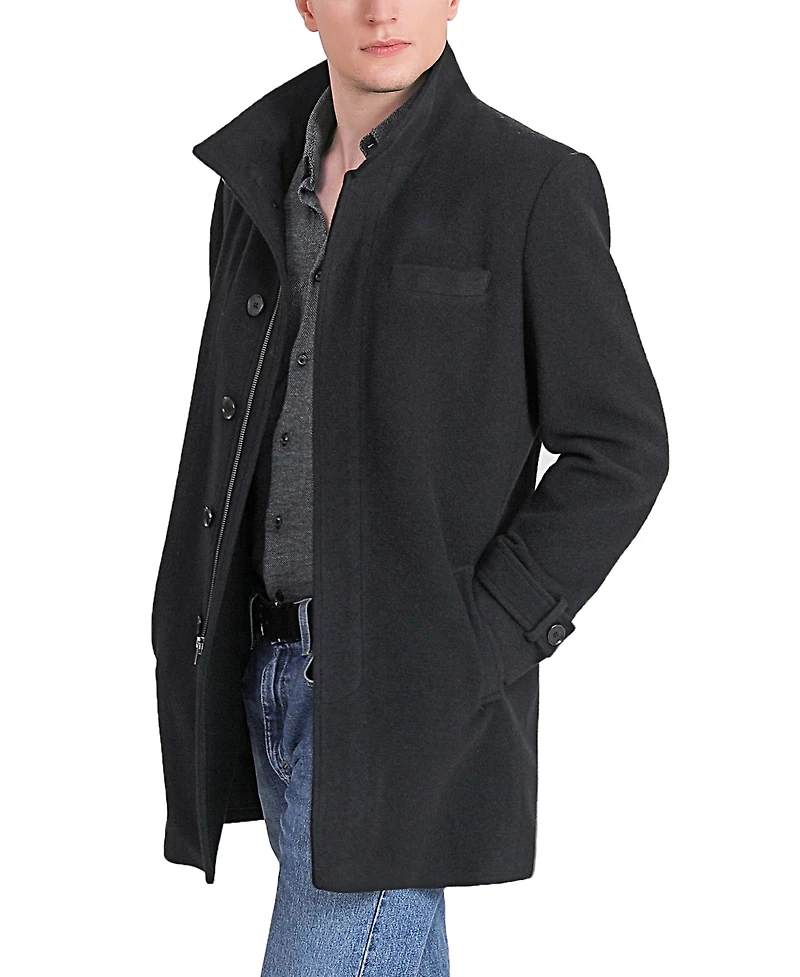 Landing Leathers Men Owen Wool Blend Car Coat