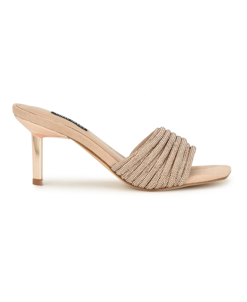 Nine West Women's Harbor Embellished Slip-On Dress Sandals