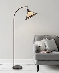 Downbridge 65" Height Metal Arc Floor Lamp with Shade