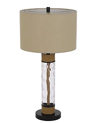 Bartow 32" Height Metal and Glass Table Lamp