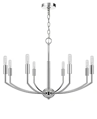 Maxton 8 Light 19" Height Metal Chandelier