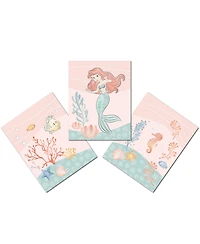 Bedtime Originals Disney Baby The Little Mermaid 3-Piece Unframed Wall Art
