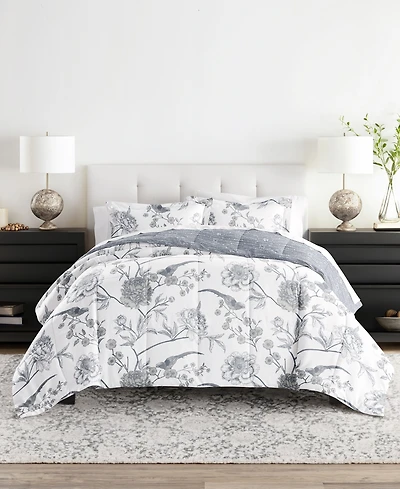 ienjoy Home Molly Botanicals Reversible 3-Pc. Comforter Set, King/California King