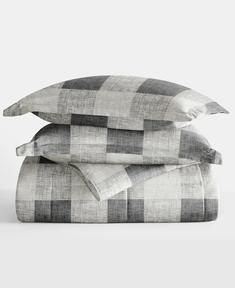 ienjoy Home Ultra Soft Gingham 3-Pc. Comforter Set