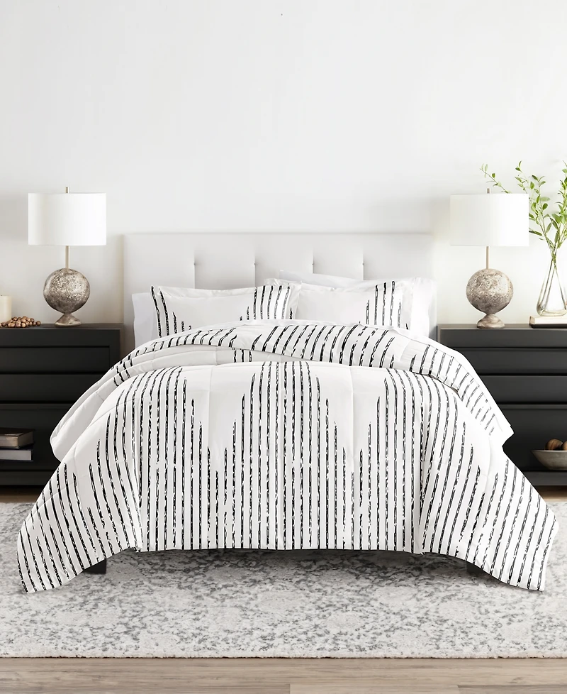 ienjoy Home Ultra Soft Diamond Stripe 2-Pc. Comforter Set, Twin
