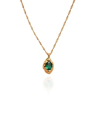 Emerald Green Pendant Necklace