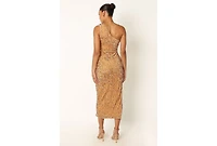 Petal and Pup Kiki One Shoulder Midi Dress