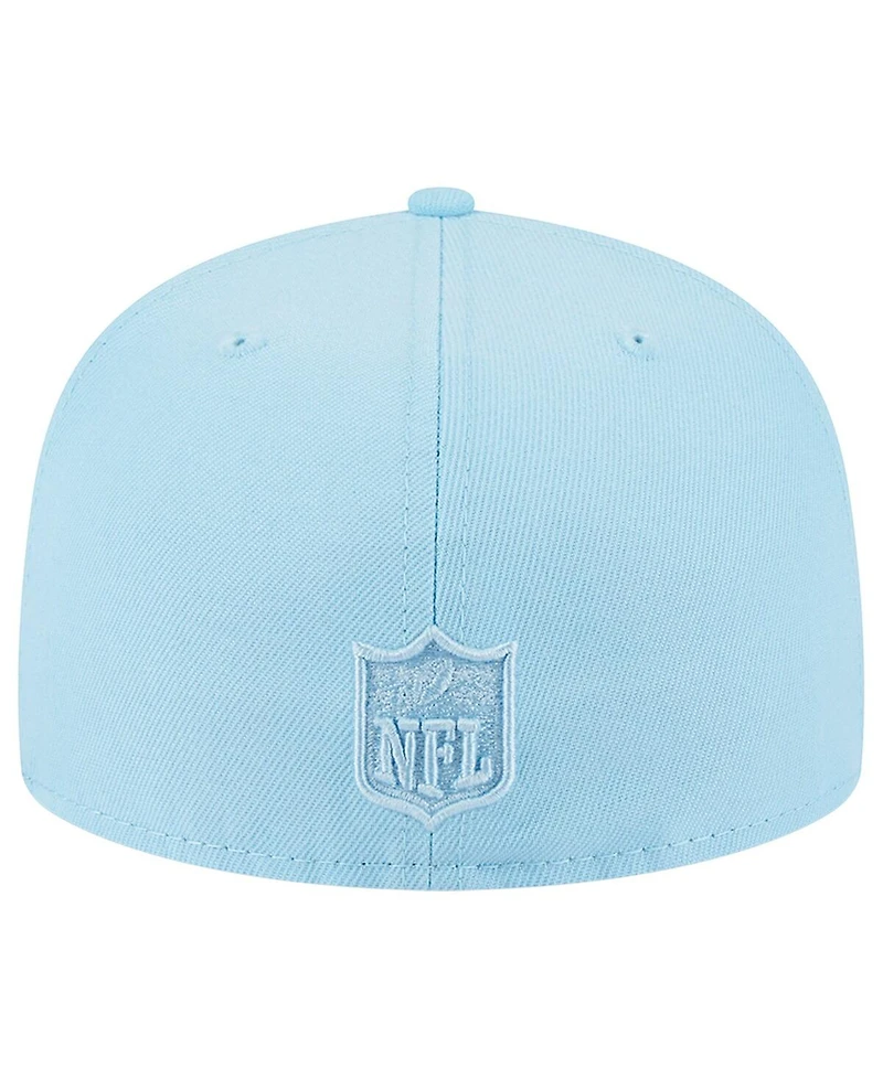 Men's New Era Light Blue Los Angeles Rams Color Pack Brights 59FIFTY Fitted Hat