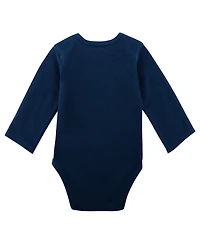 Newborn and Infant Boys Girls Green, Gray Notre Dame Fighting Irish 2-Pack Play Time Long Sleeve Bodysuit Set