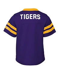 Toddler Boys and Girls Purple Lsu Tigers Two-Piece Red Zone Jersey Pants Set