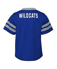 Toddler Boys and Girls Royal Kentucky Wildcats Two-Piece Red Zone Jersey Pants Set
