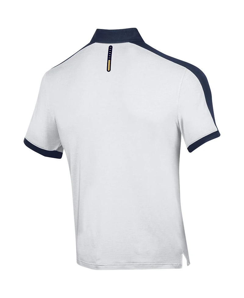 Men's Under Armour White Notre Dame Fighting Irish Trophy Polo Shirt