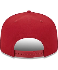 Men's New Era Cardinal Arizona Cardinals Main Script 9FIFTY Snapback Hat