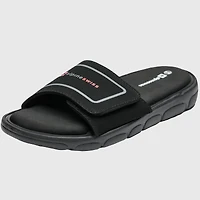 Alpine Swiss Men's Gabe Men Slide Sandals Shock-absorbing Foam Insole for Arch Support Adjustable Strap Athletic Anti-Slip Traction Eva O