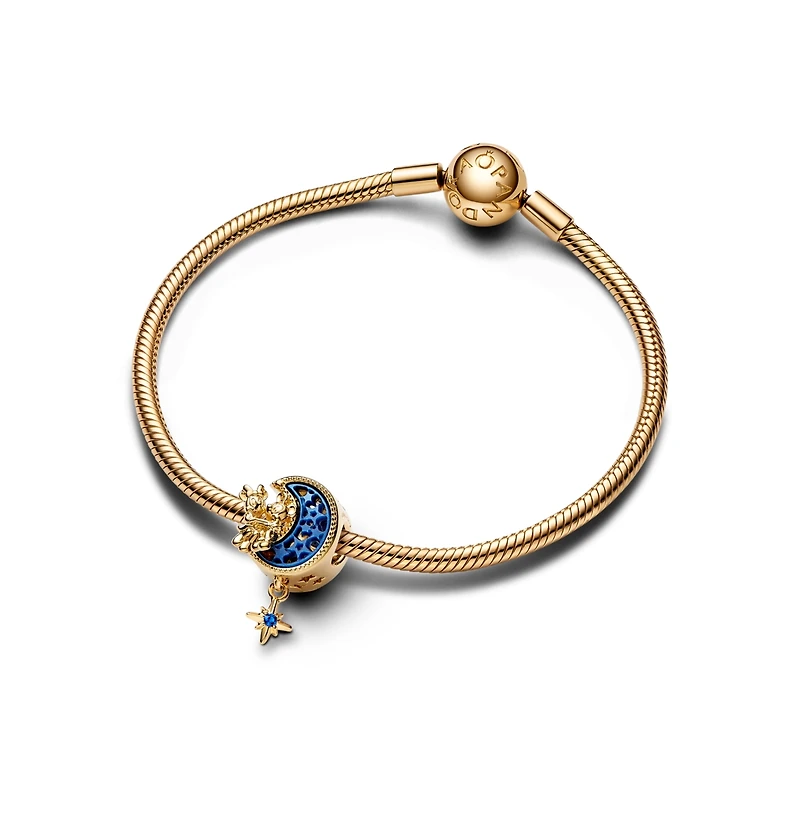 Pandora Disney Mickey Mouse Minnie Mouse Crescent Moon Charm