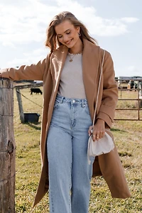 Petal and Pup Women's Emersyn Tie Front Coat