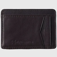 Alpine Swiss Men's Men Rfid Safe Minimalist Front Pocket Wallet Leather Thin Card Case