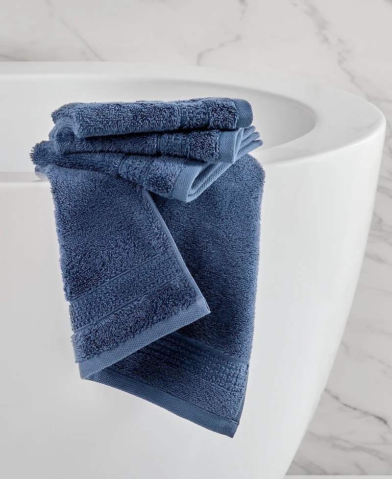 Oake Organic Cotton 4-Pk. Washcloth, Exclusively at Macy's