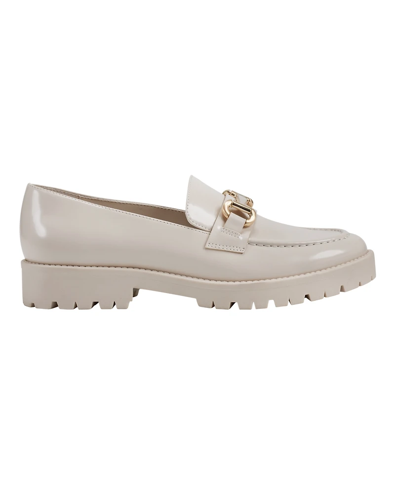Bandolino Women's Franny Lug Sole Hardware Loafers