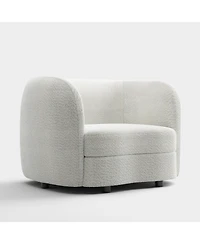 Isabella 43" Boucle Fabric Club Chair