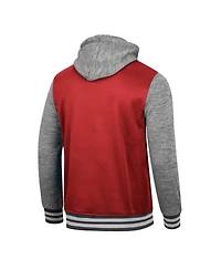 Men's Colosseum Maroon Minnesota Golden Gophers Robinson Hoodie Full-Snap Jacket