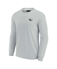 Men's and Women's Fanatics Signature Gray Oregon State Beavers Super Soft Long Sleeve T-shirt