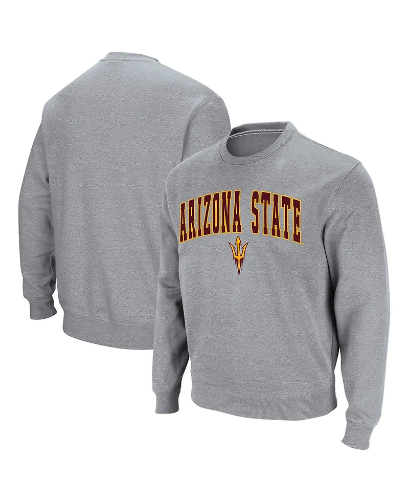 Colosseum Men's Arizona State Sun Devils Arch & Logo Pullover Sweatshirt