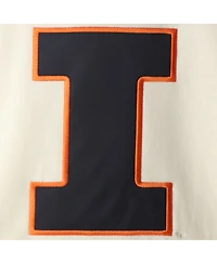 Men's Colosseum Cream Illinois Fighting Illini 2.0 Lace-Up Pullover Hoodie