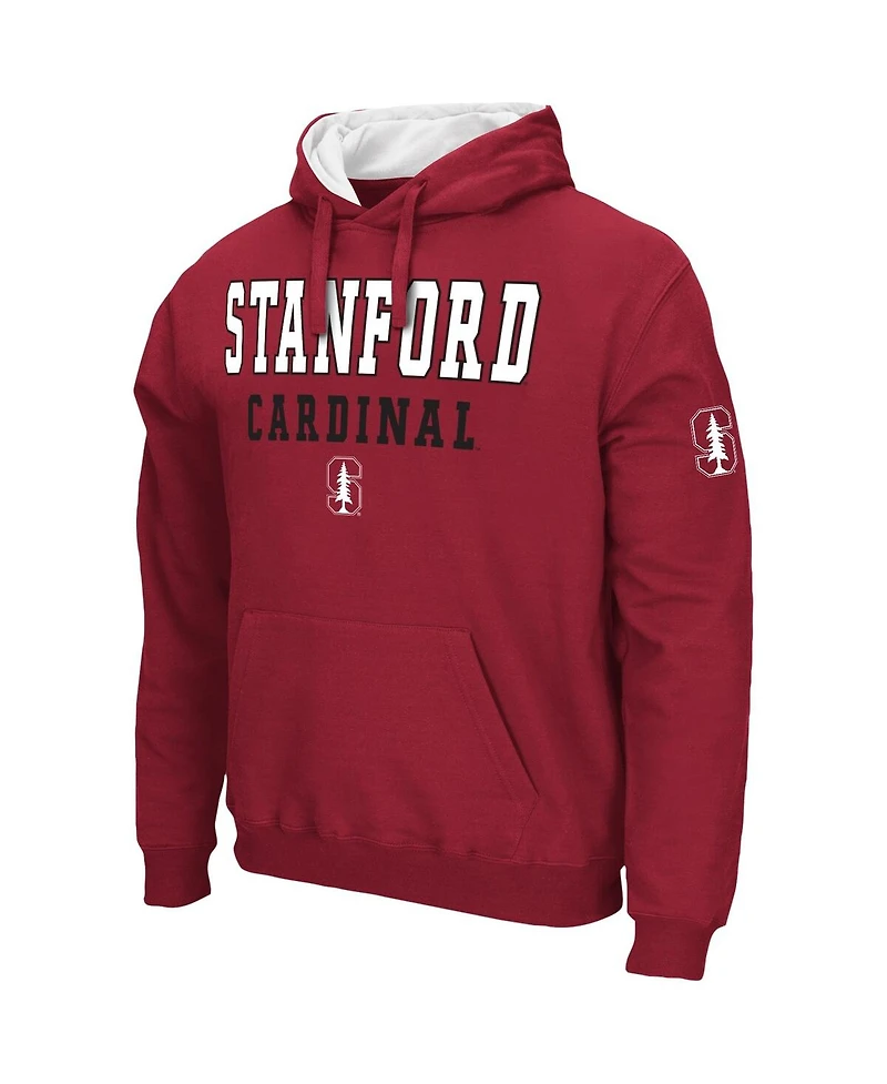 Colosseum Men's Stanford Cardinal Sunrise Pullover Hoodie