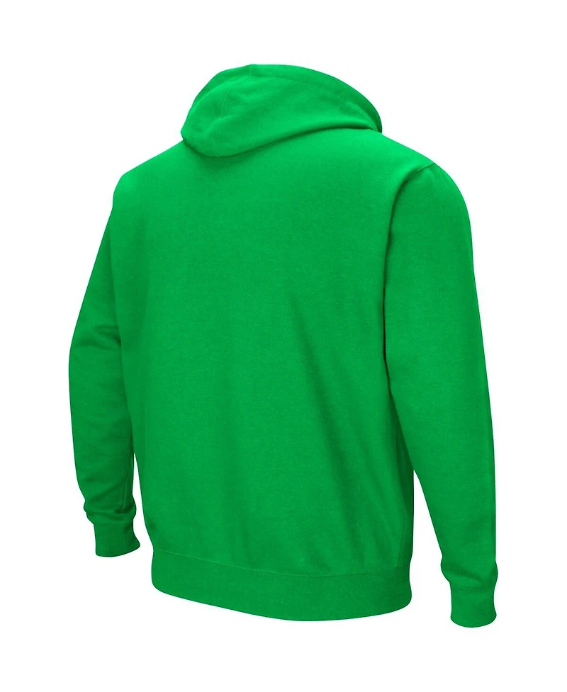 Men's Colosseum Green Notre Dame Fighting Irish Sunrise Pullover Hoodie