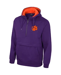 Colosseum Men's Clemson Tigers Half-Zip Hoodie