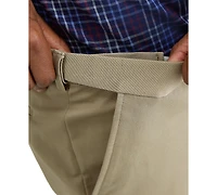 Haggar Men's Big & Tall Iron Free Premium Khaki Classic-Fit Flat Front Pant