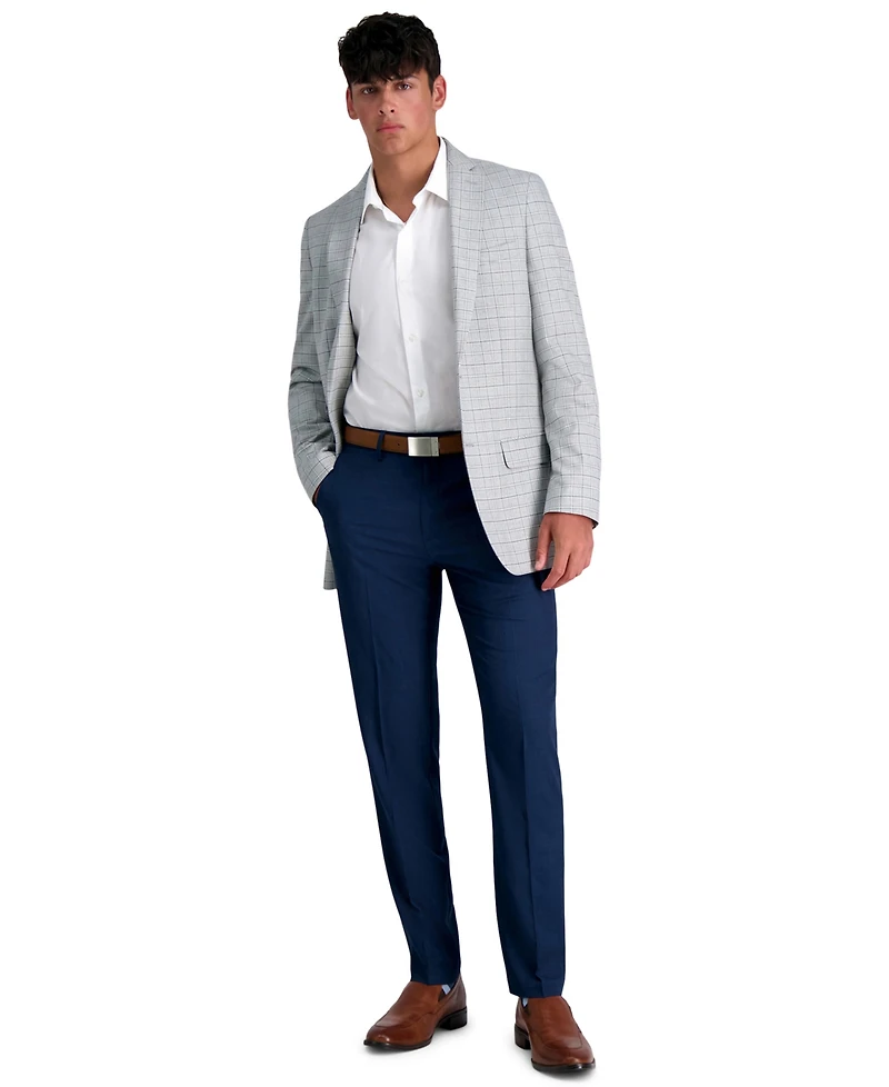 Haggar Men's Premium Comfort Slim-Fit Performance Stretch Flat-Front Dress Pants