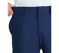 Haggar Men's Premium Comfort Straight-Fit 4-Way Stretch Wrinkle-Free Flat-Front Dress Pants