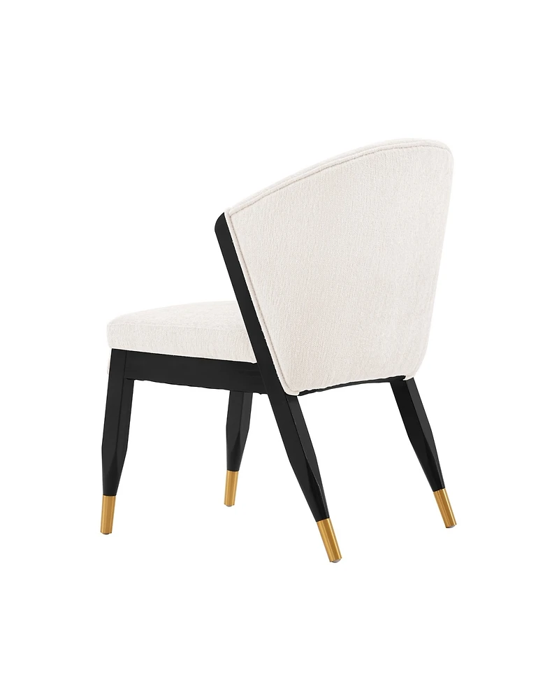 Manhattan Comfort Ola 2-Piece Chenille Upholstered Dining Chair Set