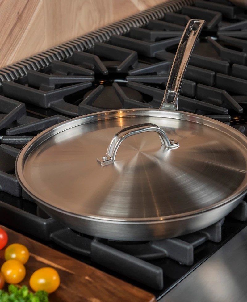 Viking Professional 5-Ply Stainless Steel Covered Non-Stick 12" Fry Pan