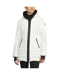 Pajar Women's Lyvien Packable Light Weight Puffer Coat with Fixed Hood