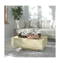 Coffee Table Sonoma Oak 33.5"x21.7"x12.2" Engineered Wood