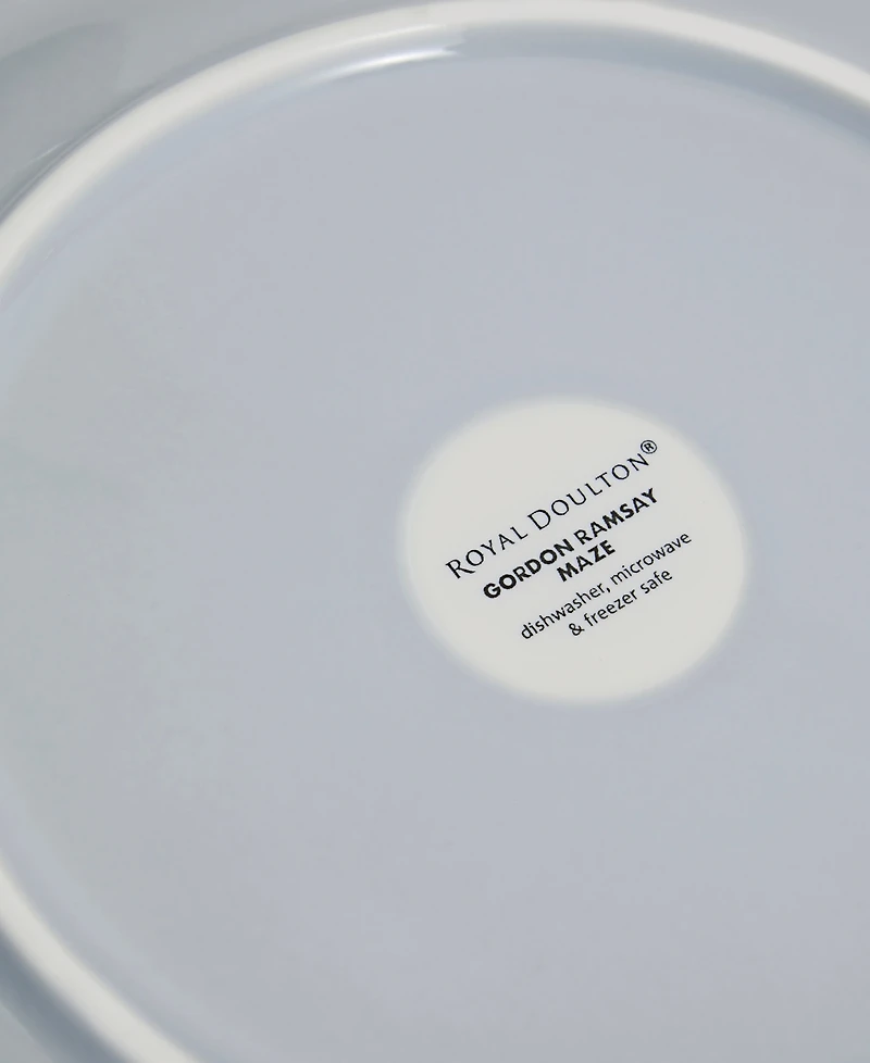 Royal Doulton Gordon Ramsay Maze Dinner Plate, Set of 4, Service for 4
